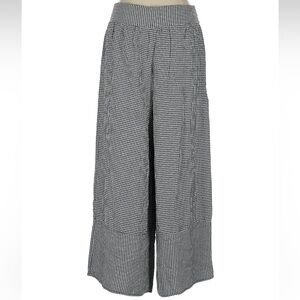 Nasty Gal wide leg gingham pants